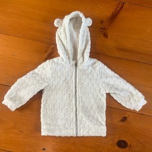 H&M 9-12 months Cream Bear Fleece